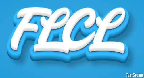 FLCL Text Effect