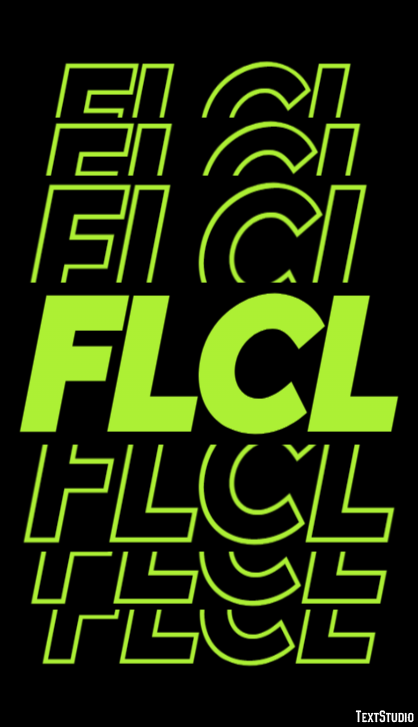 FLCL Text Effect