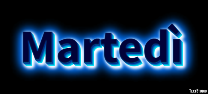 Martedì Effet de Texte