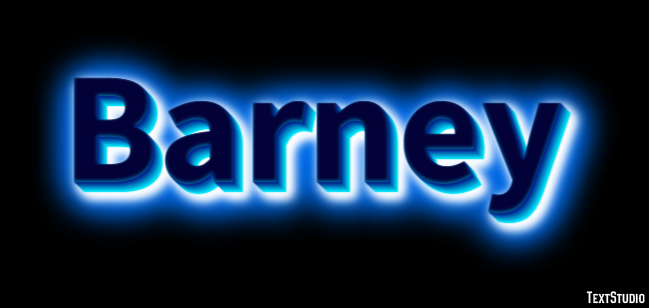 Barney Text Effect