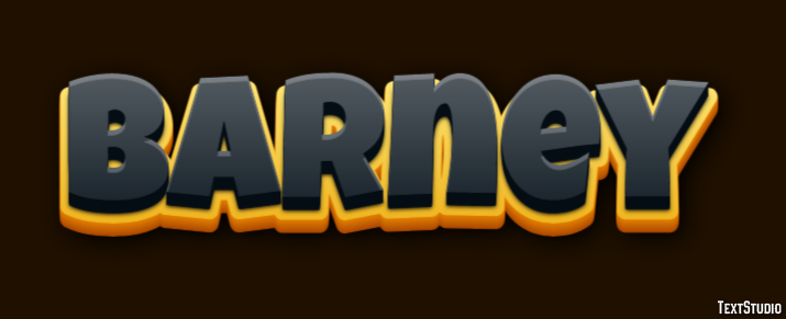 Barney Text Effect