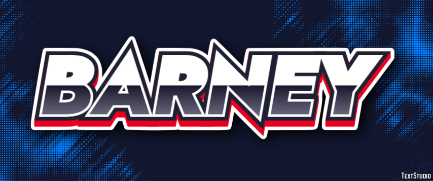 Barney Text Effect