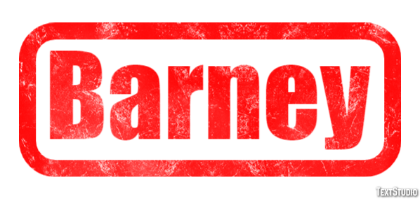 Barney Text Effect