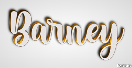 Barney Text Effect