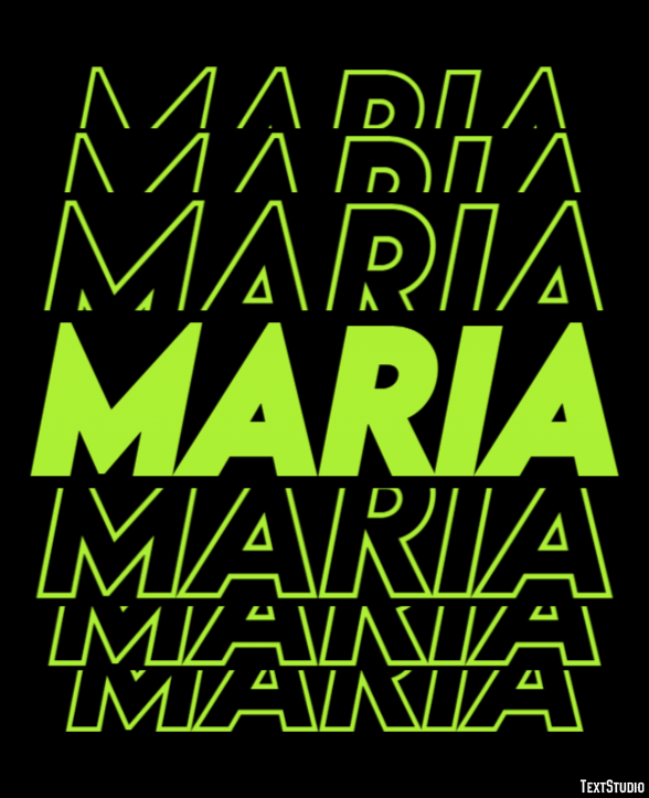 Maria Efekt tekstowy