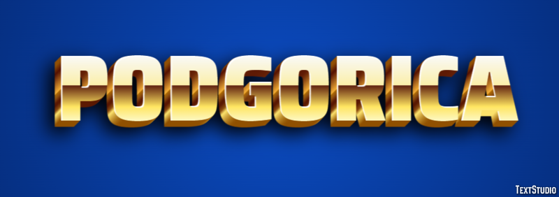 Podgorica Efekt tekstowy