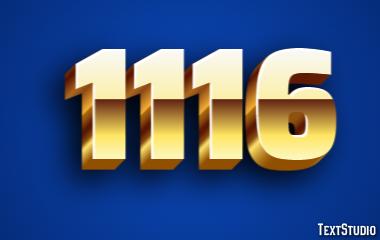 1116 Effetto testo