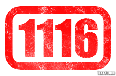 1116 Text Effect