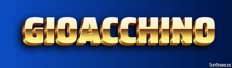 Gioacchino Effetto testo