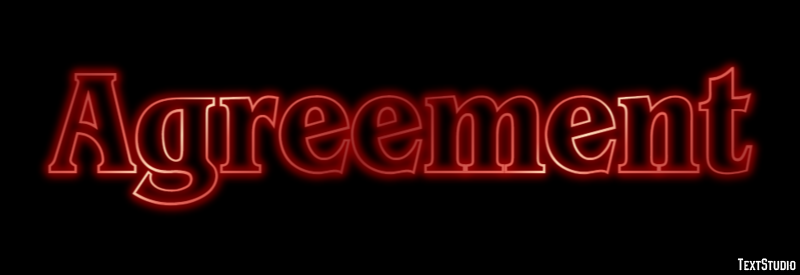Agreement Text Effect