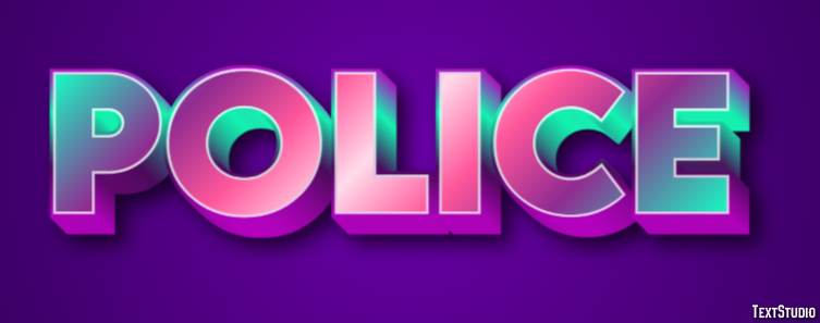 Police Text Effect