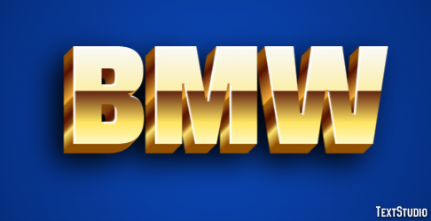 BMW Text Effect