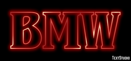 BMW Text Effect
