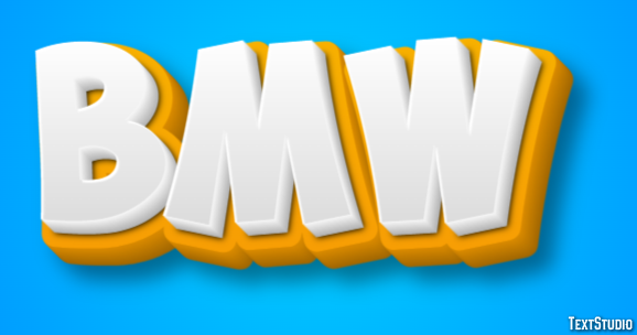 BMW Text Effect