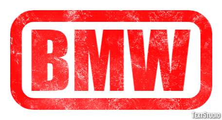 BMW Text Effect