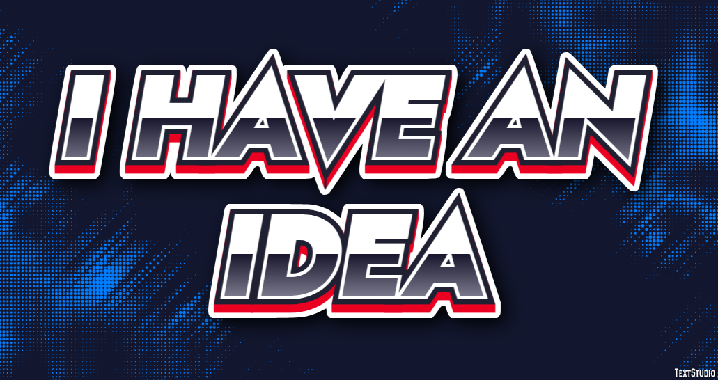 I have an idea Text Effect