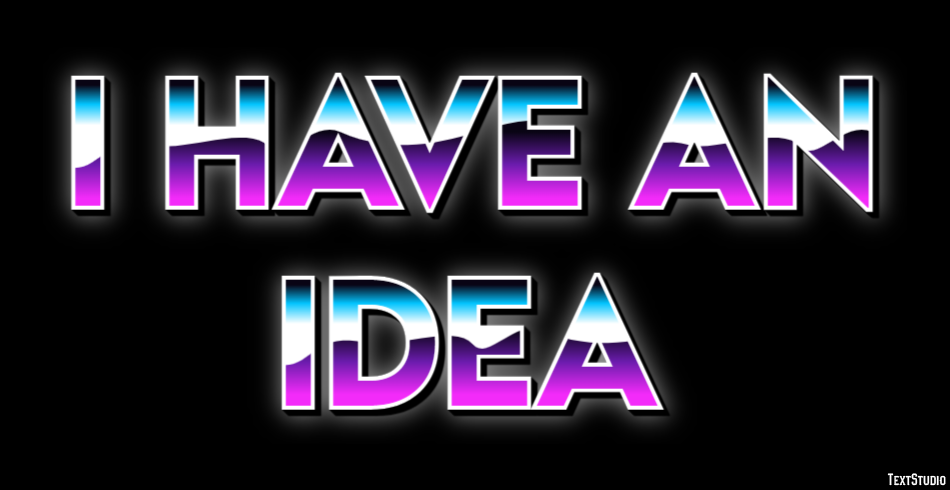 I have an idea Text Effect