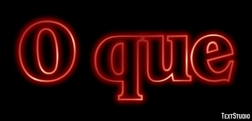 O que Efeito de texto