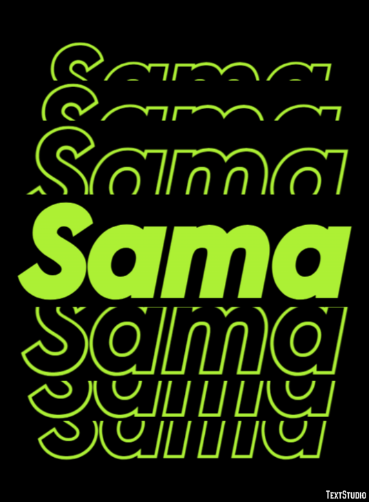 Sama Text Effect