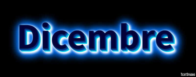 Dicembre Effetto testo