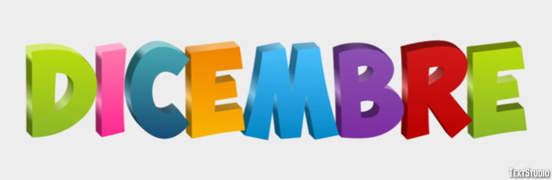 Dicembre Effetto testo
