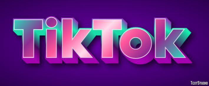 TikTok Effetto testo