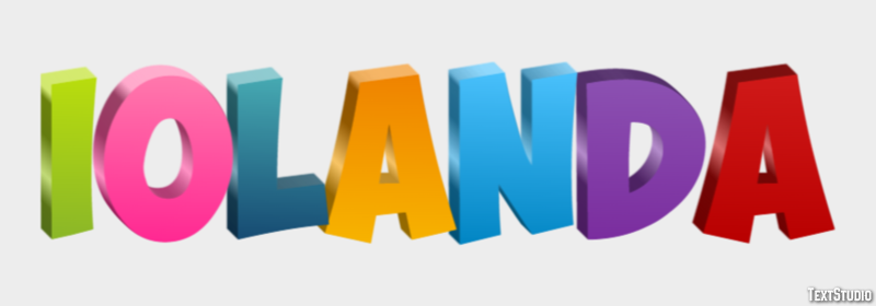 Iolanda Effetto testo