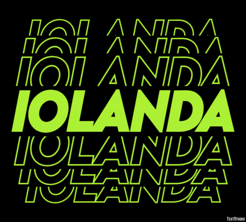 Iolanda Effetto testo