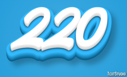 220 Texteffekt