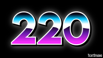 220 Text Effect