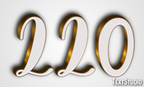 220 Text Effect