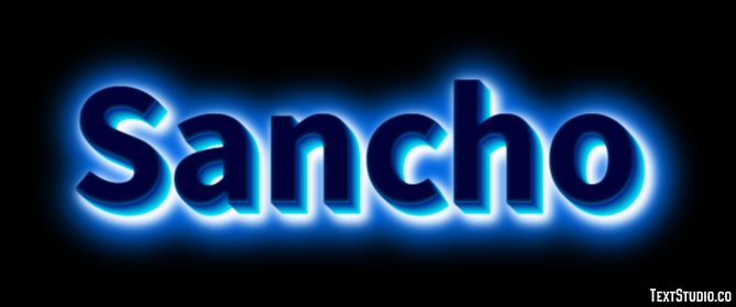 Sancho Effetto testo