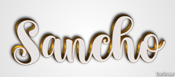 Sancho Efecto de texto