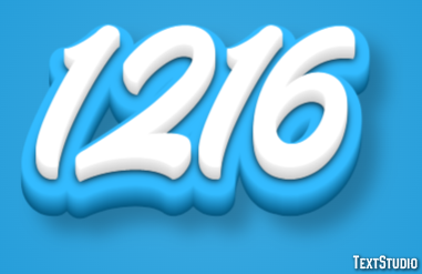 1216 Text Effect