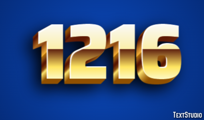 1216 Text Effect