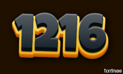1216 Text Effect