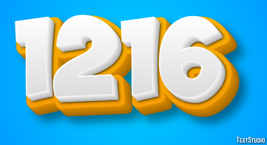 1216 Text Effect