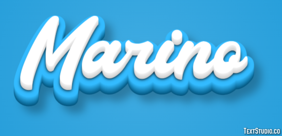 Marino Text Effect