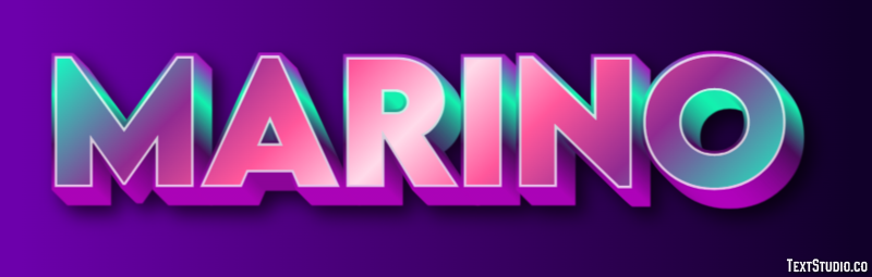Marino Text Effect