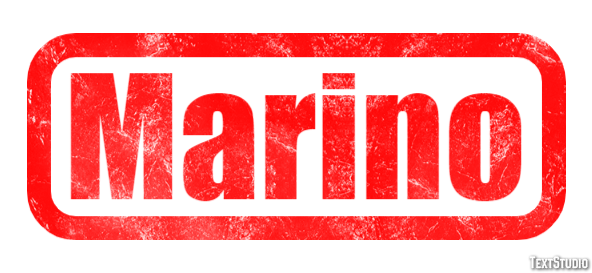 Marino Effetto testo