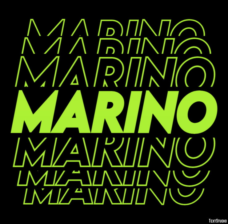 Marino Effetto testo