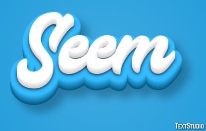 Seem Text Effect
