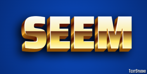 Seem Text Effect