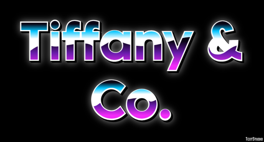 Tiffany & Co. Effet de Texte