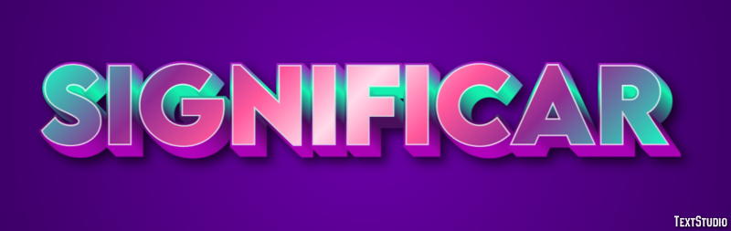 Significar Effet de Texte