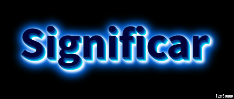 Significar Texteffekt