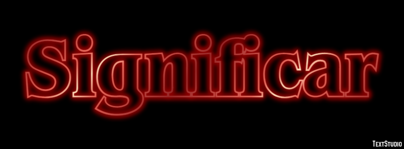 Significar テキスト効果