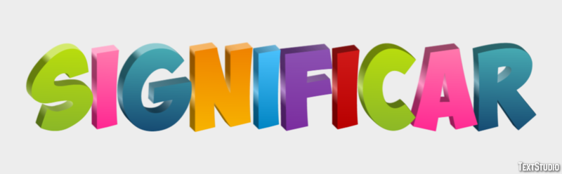 Significar テキスト効果