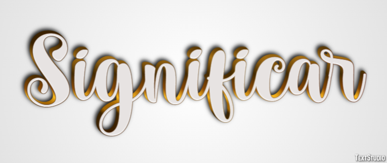 Significar テキスト効果