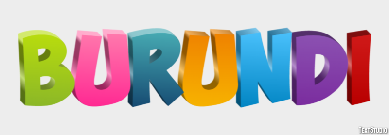 Burundi Effetto testo